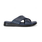Sandales Croisées Confort Homme - Bleu