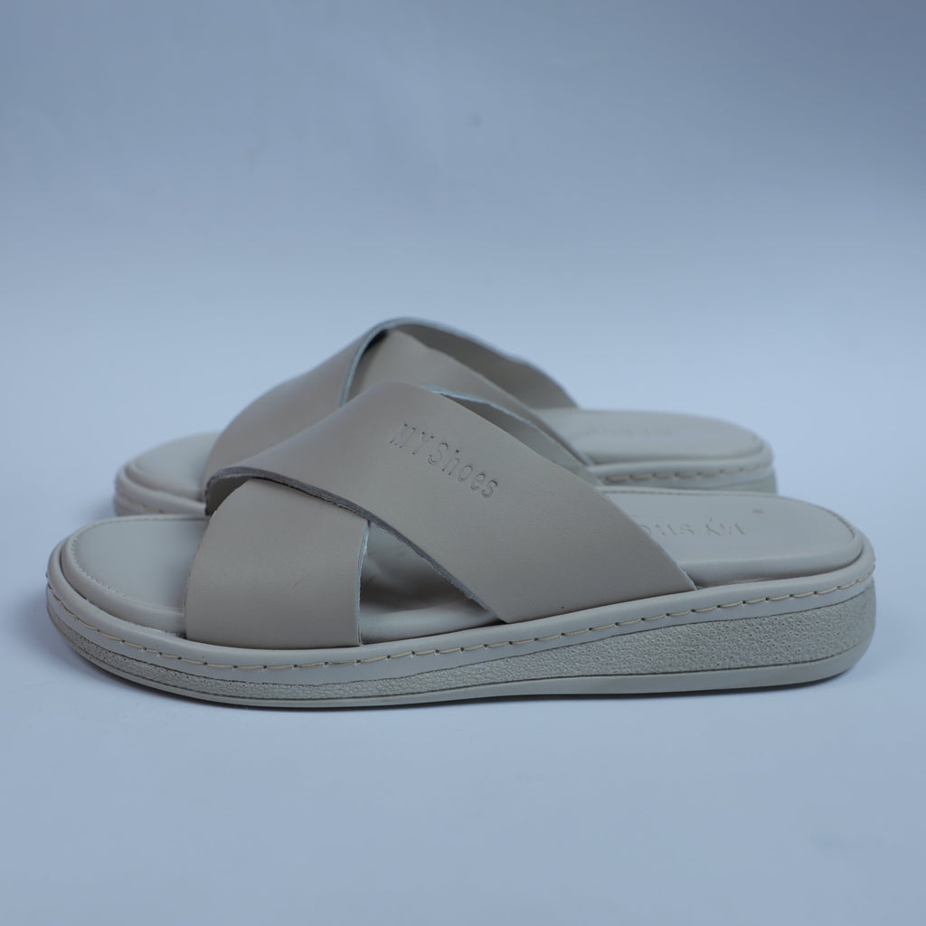Sandale minimaliste Beige