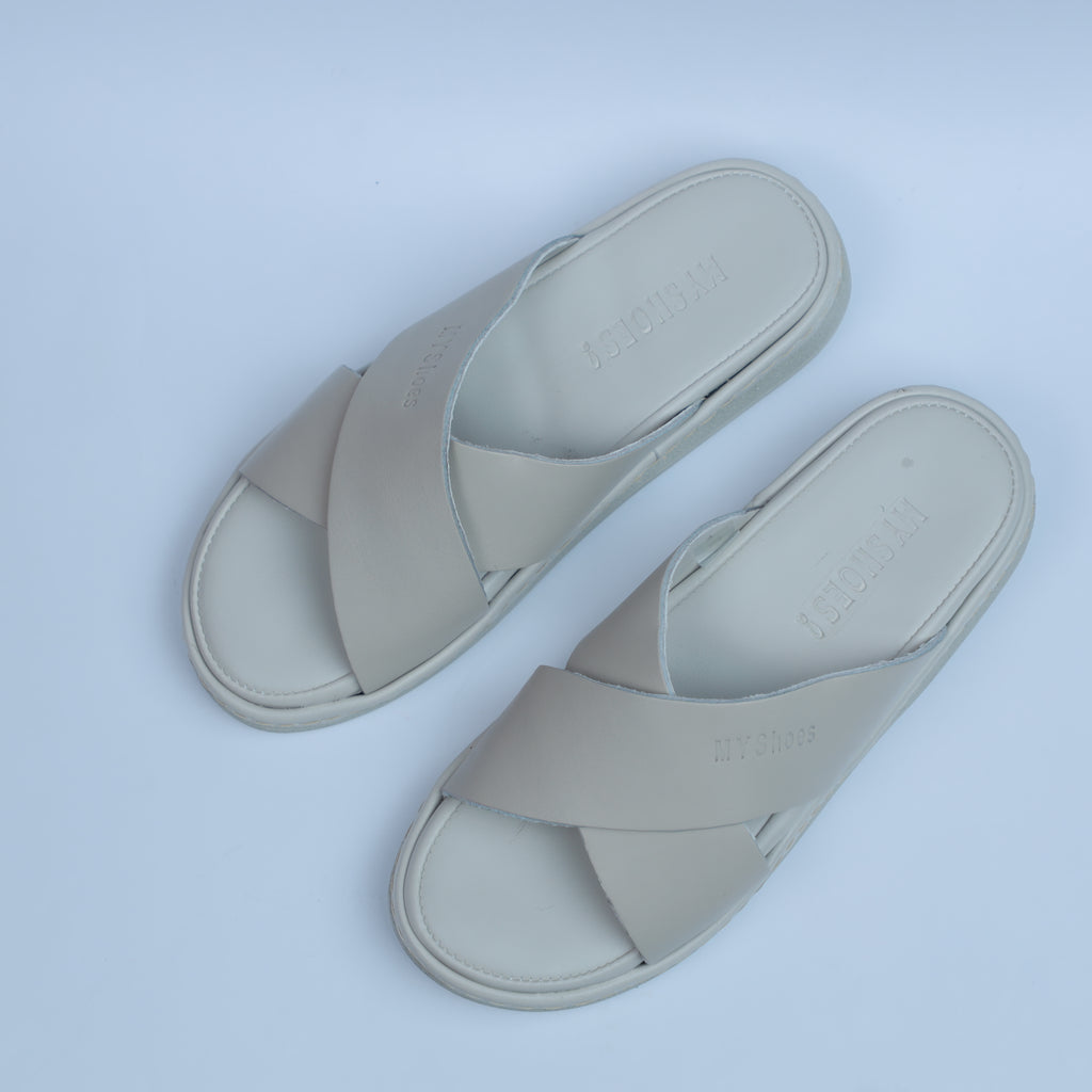 Sandale minimaliste Beige