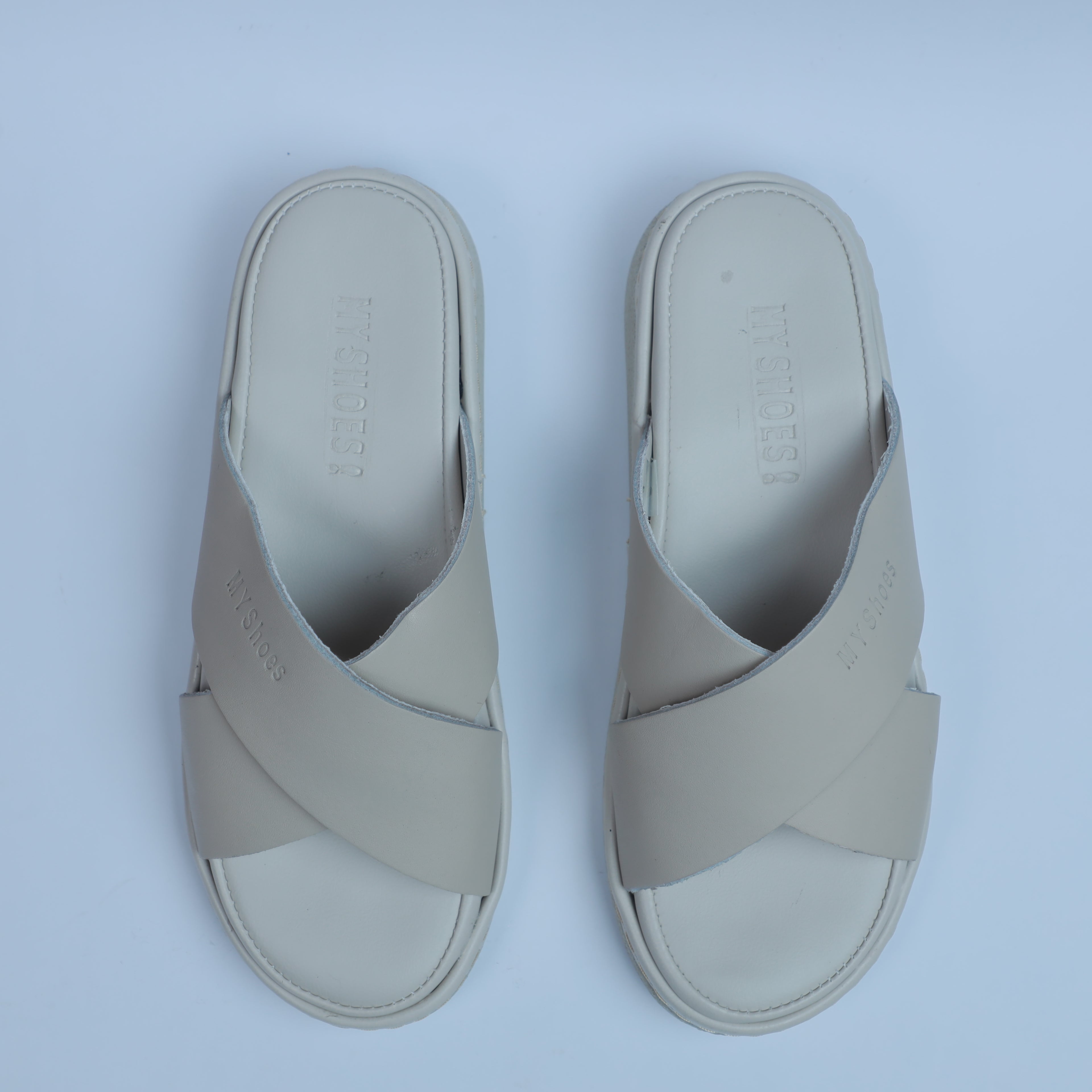 Sandale minimaliste Beige