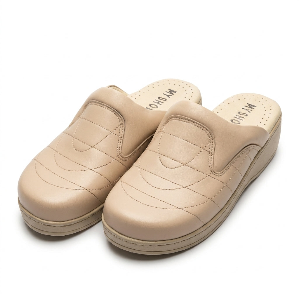 Sabots Femme SoftWalk – Beige