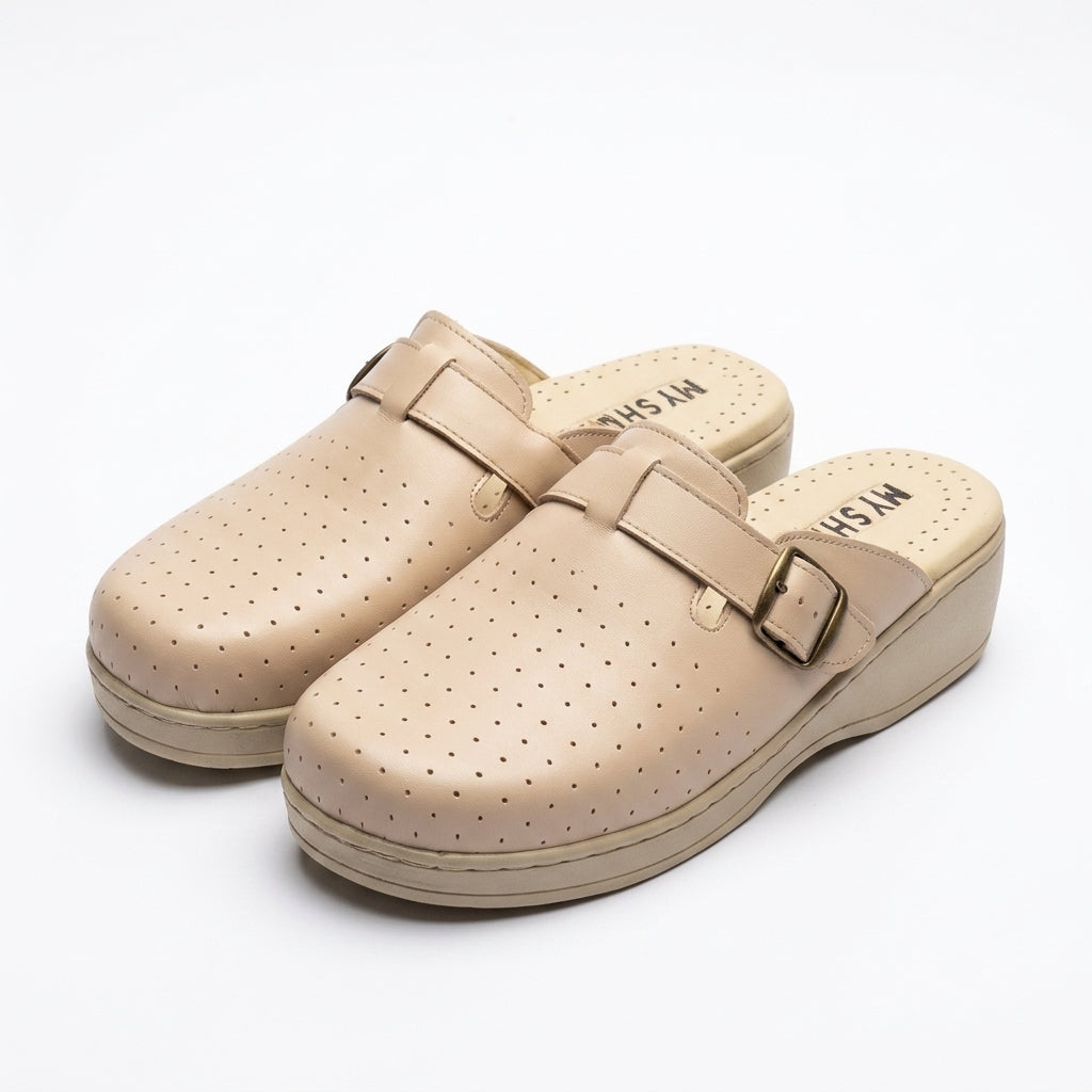 Sabot Médical Confort+ Femme - Beige