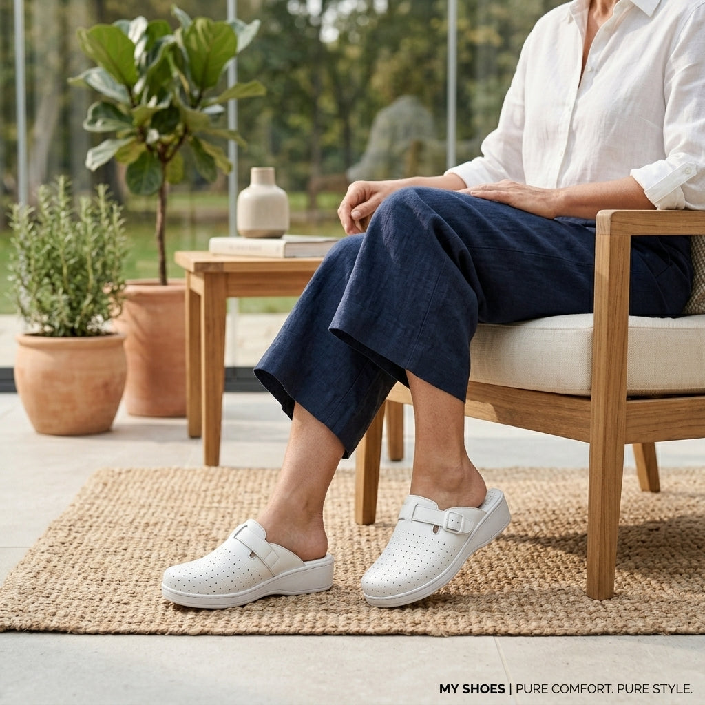 Sabot Médical Confort+ Femme - Blanc